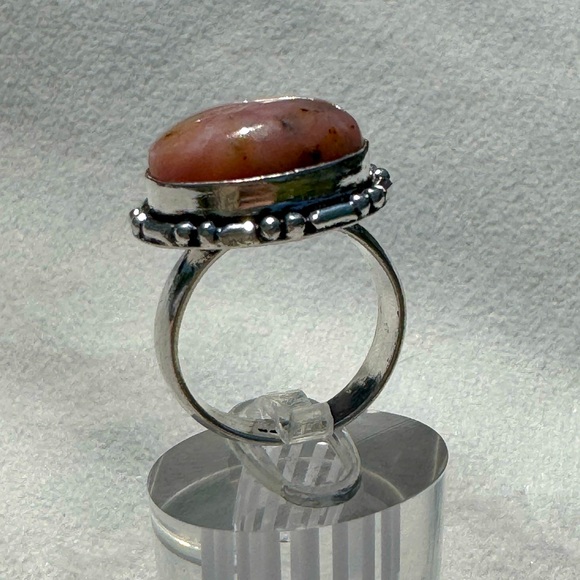 Pink opal Ring Size 7.25 - Picture 4 of 5